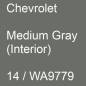 Preview: Chevrolet, Medium Gray (Interior), 14 / WA9779.